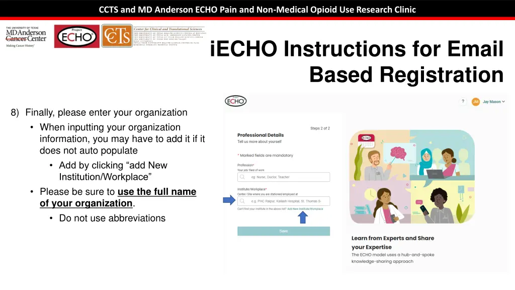 ccts and md anderson echo pain and non medical 6