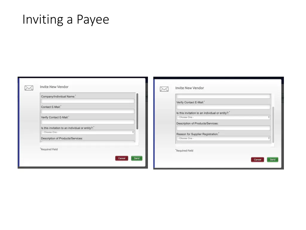 inviting a payee 2