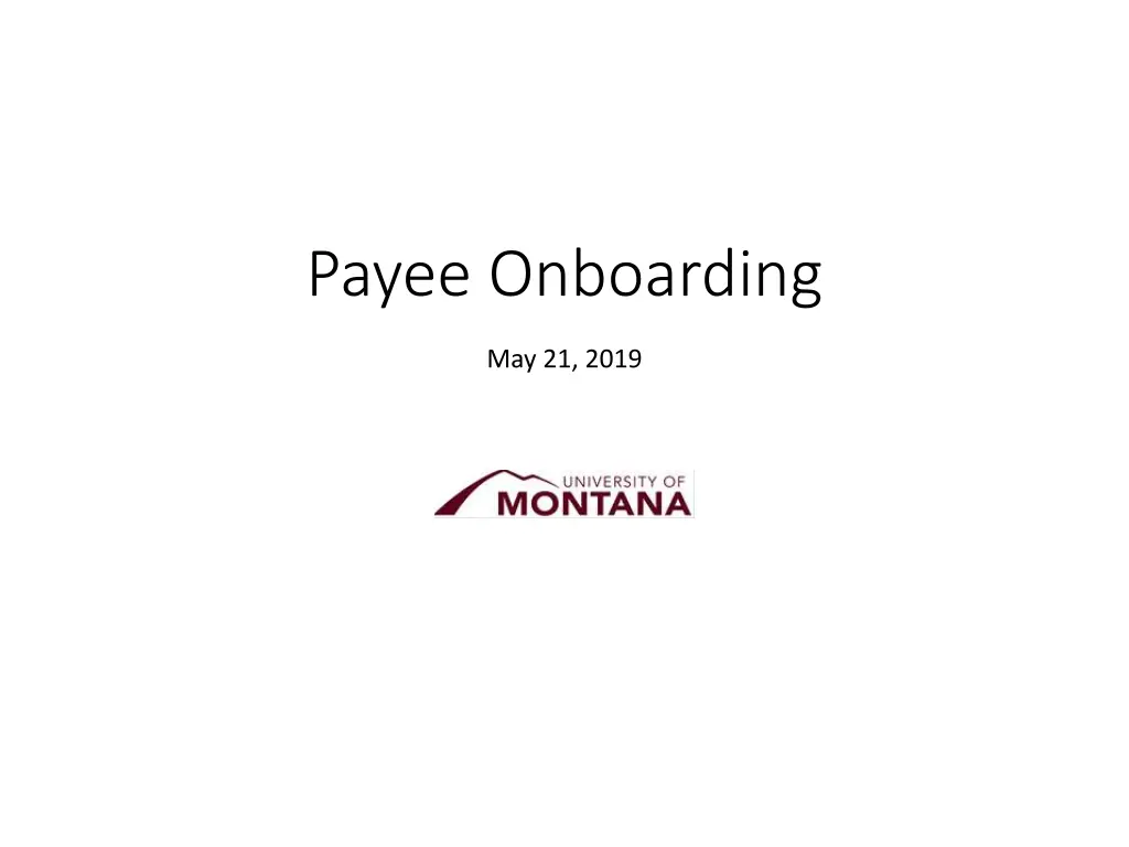 payee onboarding