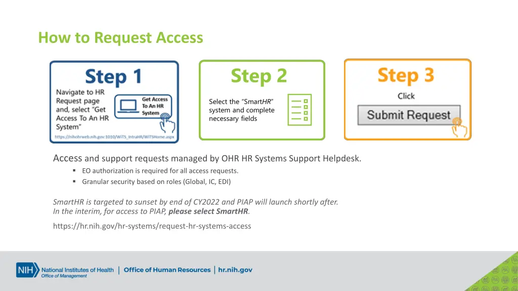 how to request access