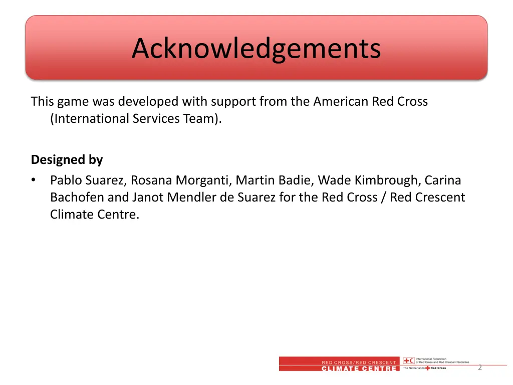 acknowledgements