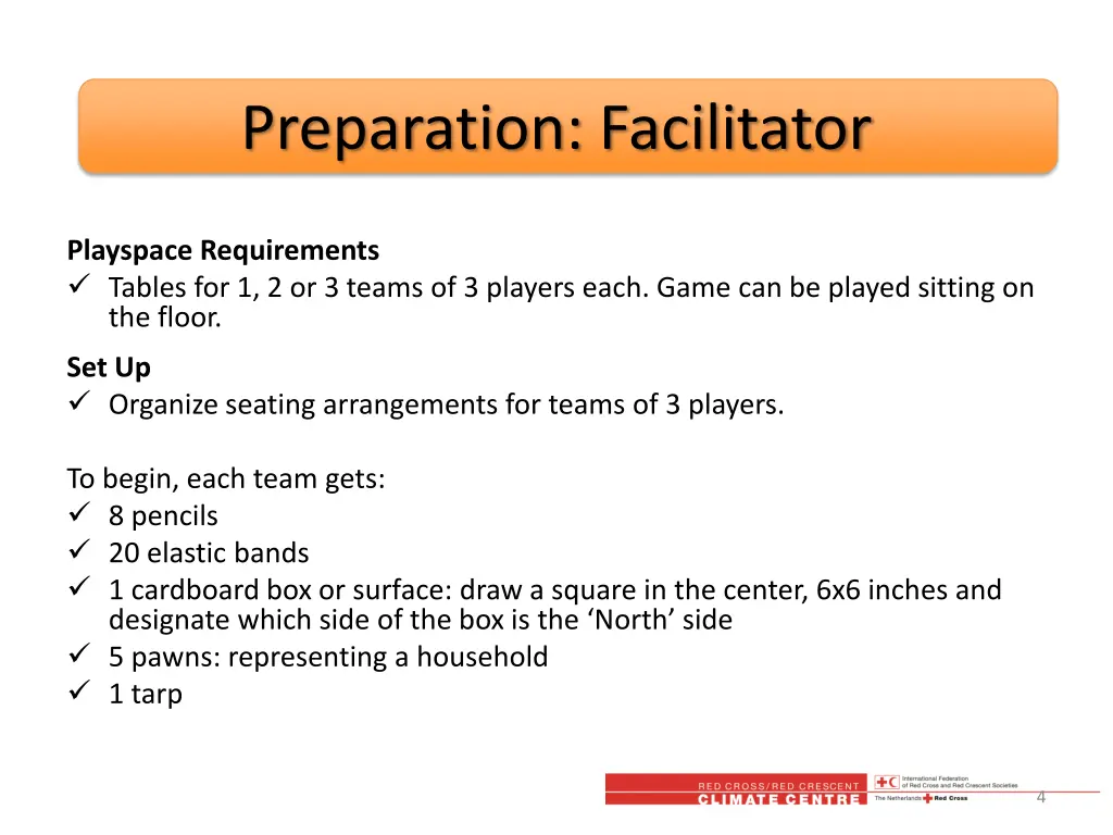 preparation facilitator