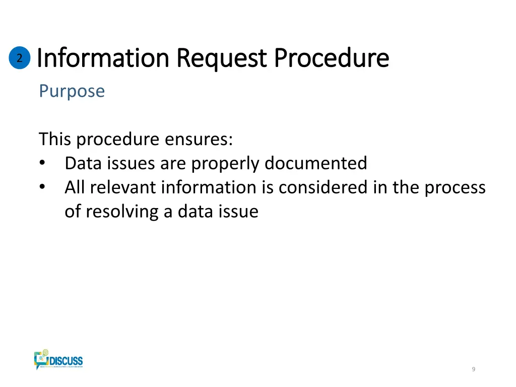 information request procedure information request