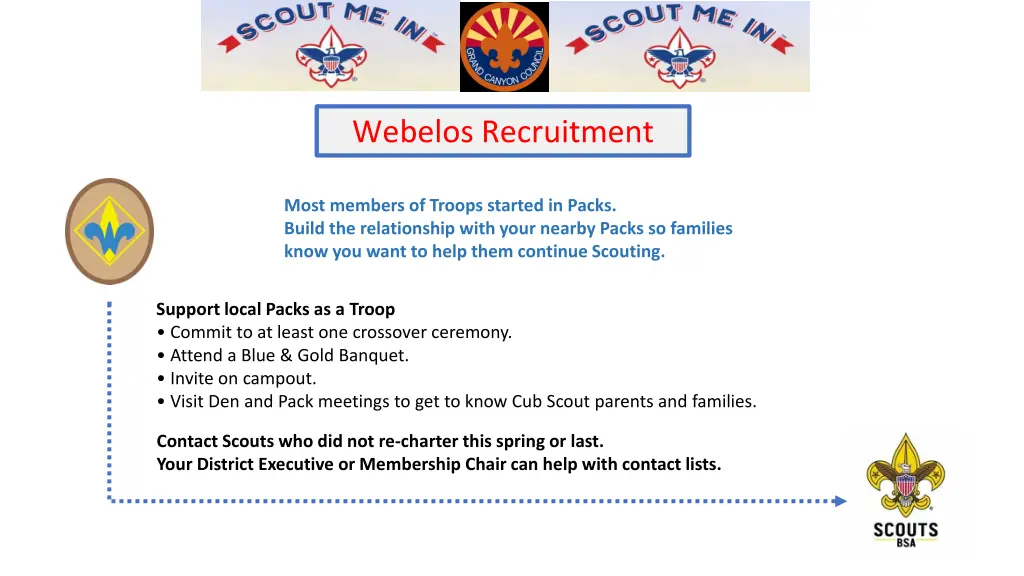 webelos recruitment