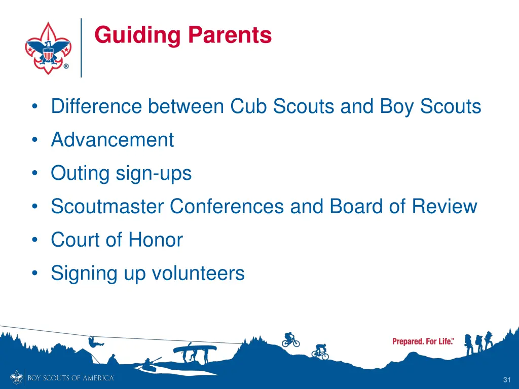 guiding parents