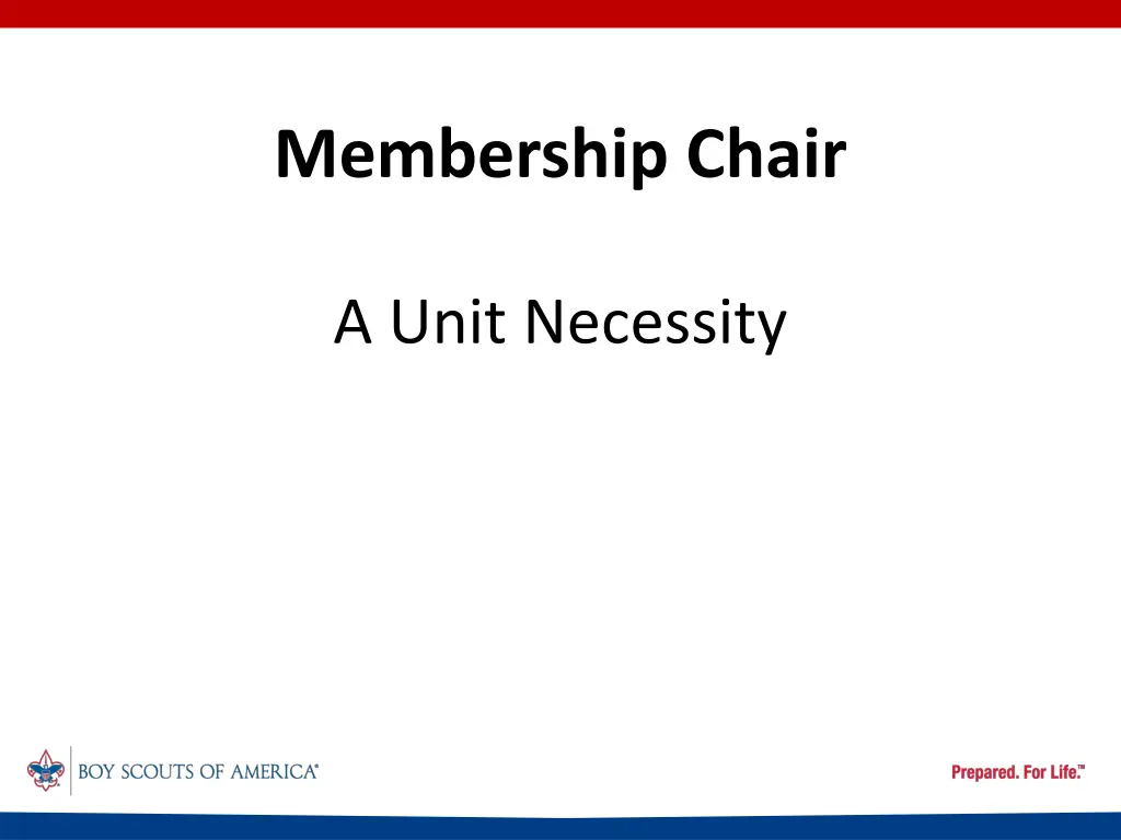 membership chair