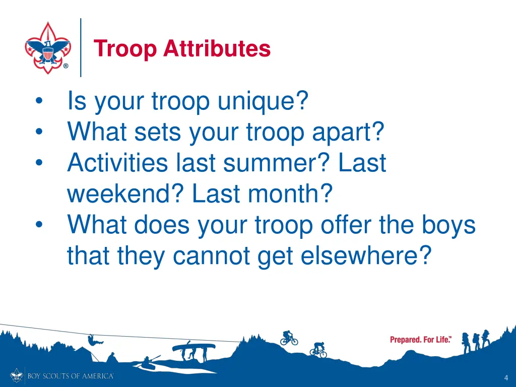 troop attributes