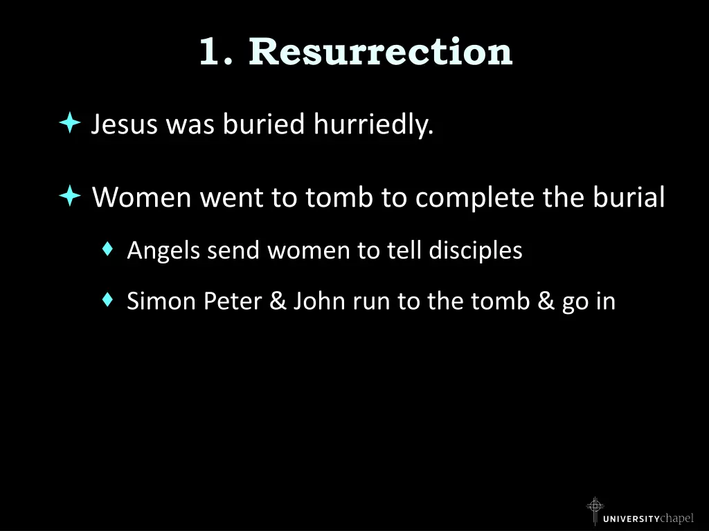 1 resurrection