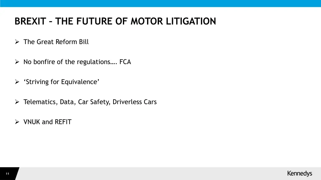 brexit the future of motor litigation