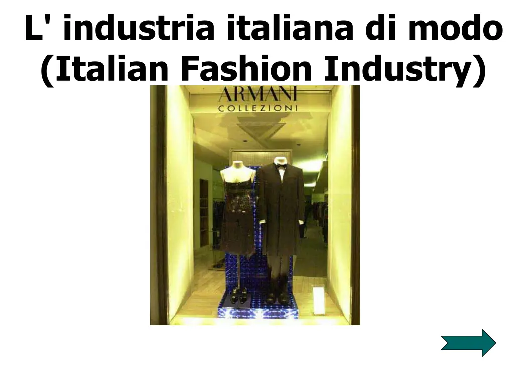 l industria italiana di modo italian fashion