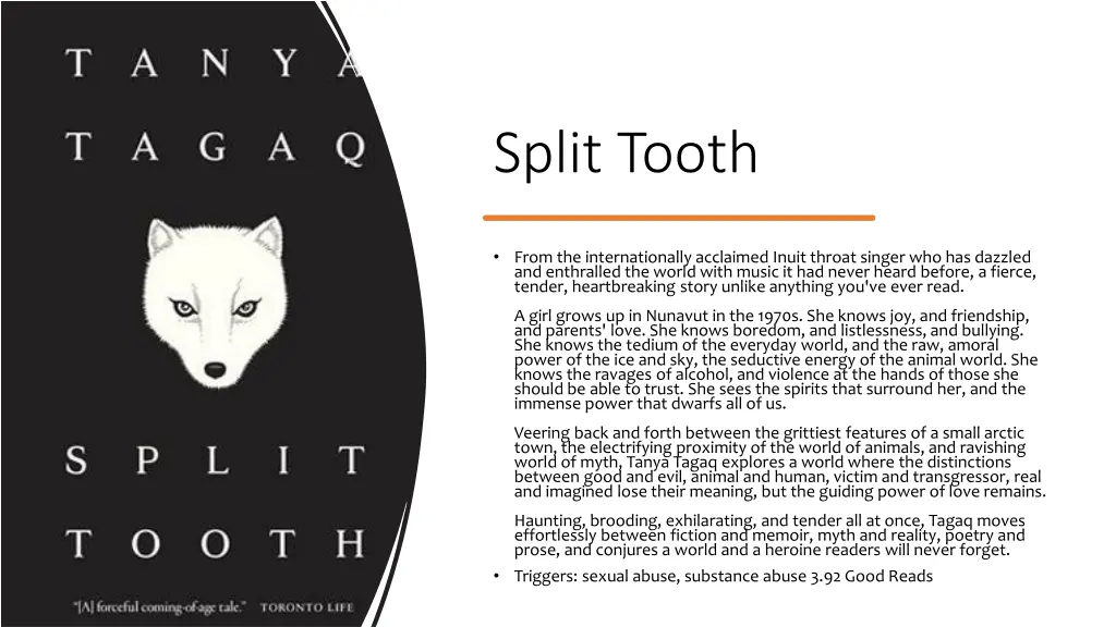 split tooth