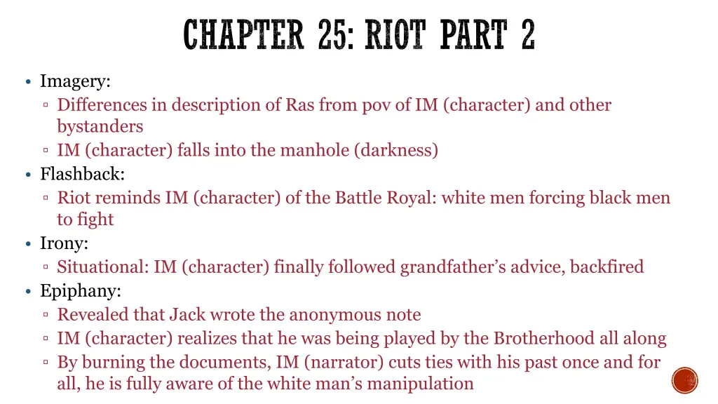 chapter 25 riot part 2