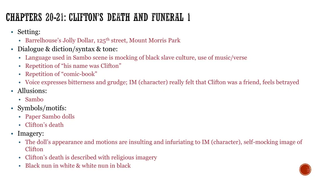 chapters 20 21 clifton s death and funeral 1