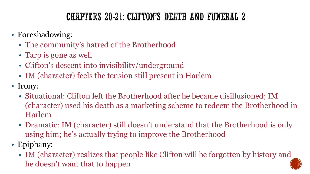 chapters 20 21 clifton s death and funeral 2