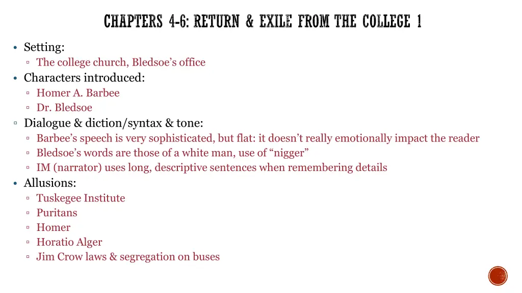 chapters 4 6 return exile from the college 1