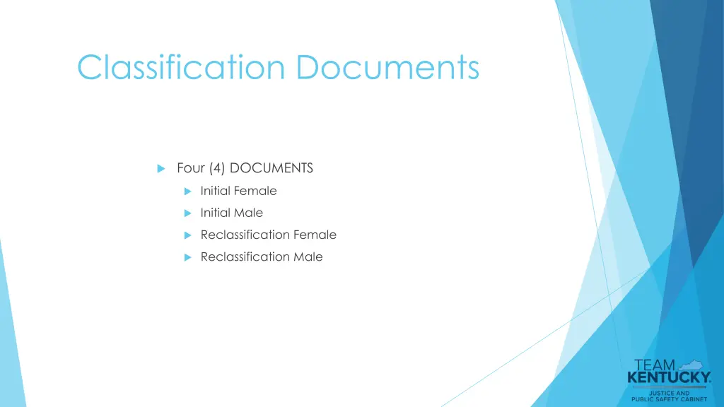 classification documents