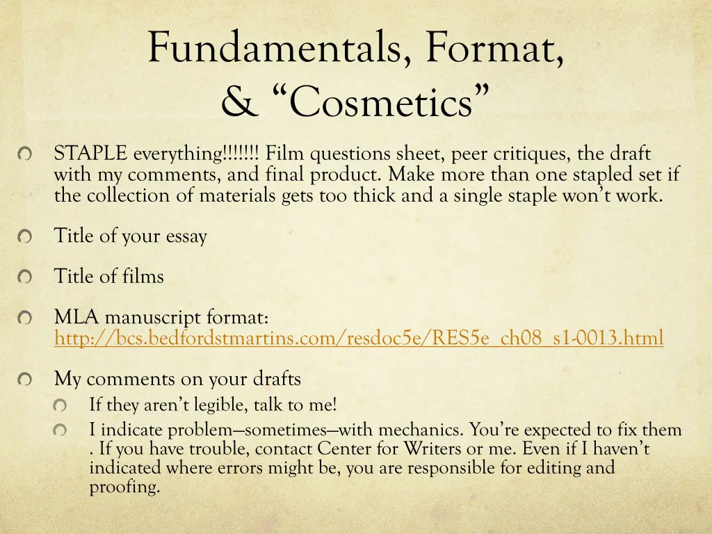 fundamentals format cosmetics