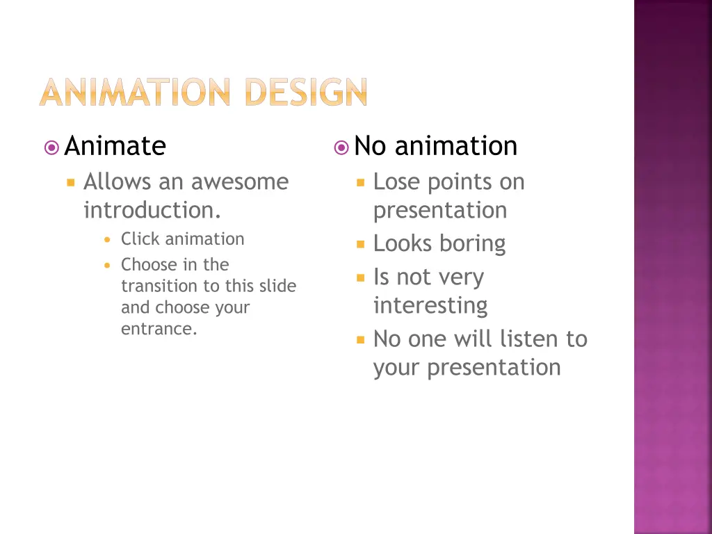 animation design