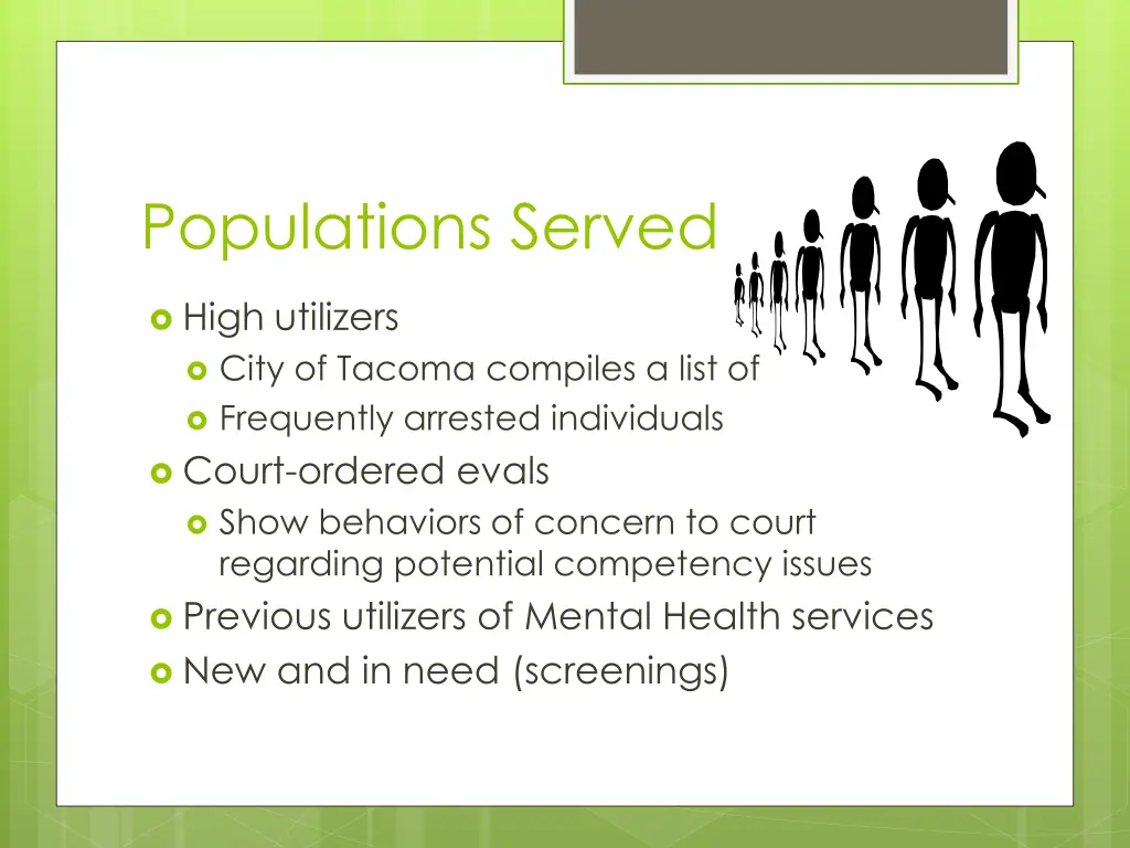 populations served