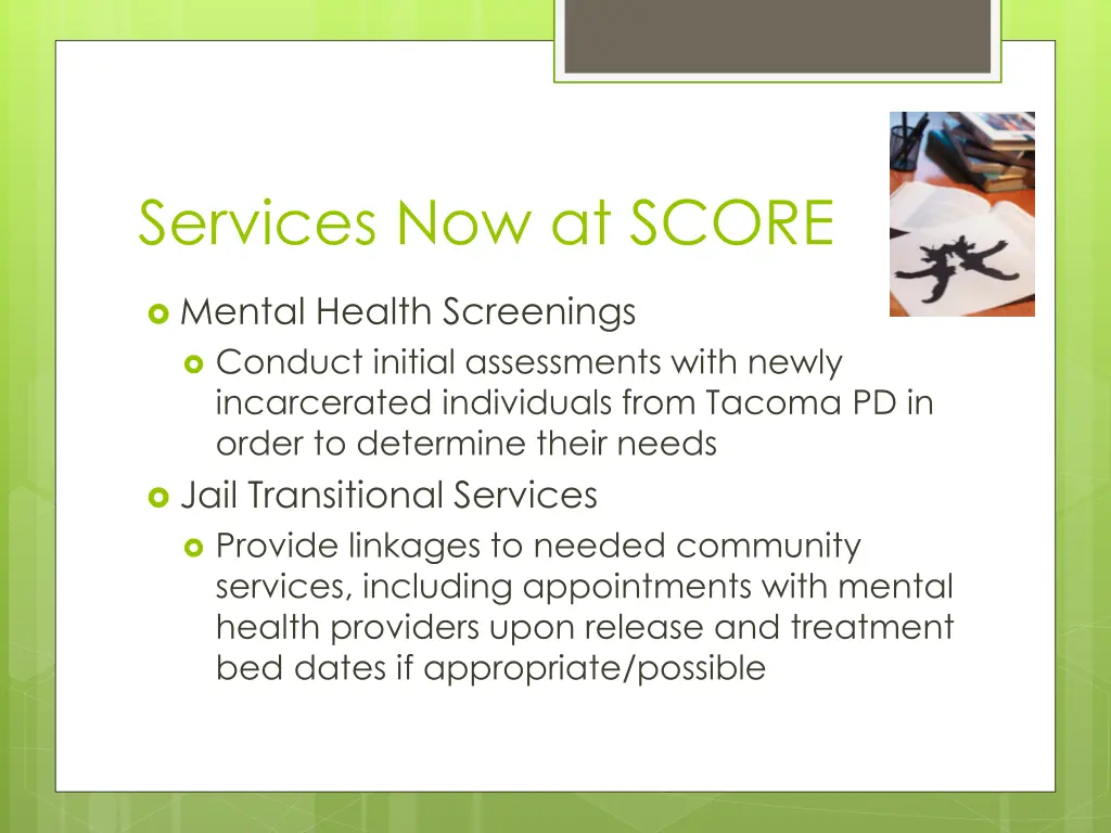 services now at score