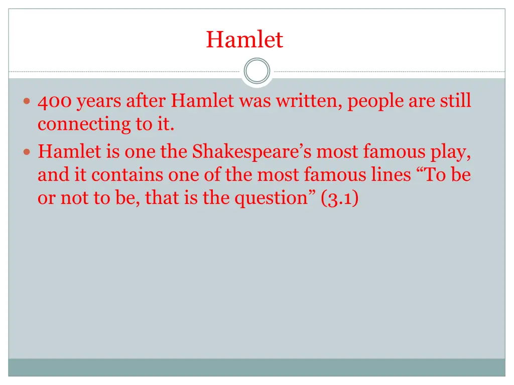 hamlet 1