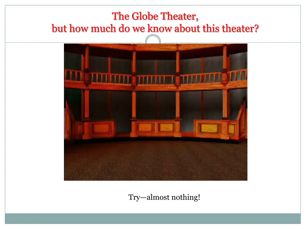 the globe theater