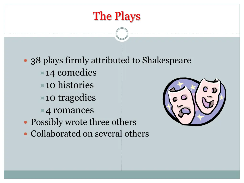 the plays