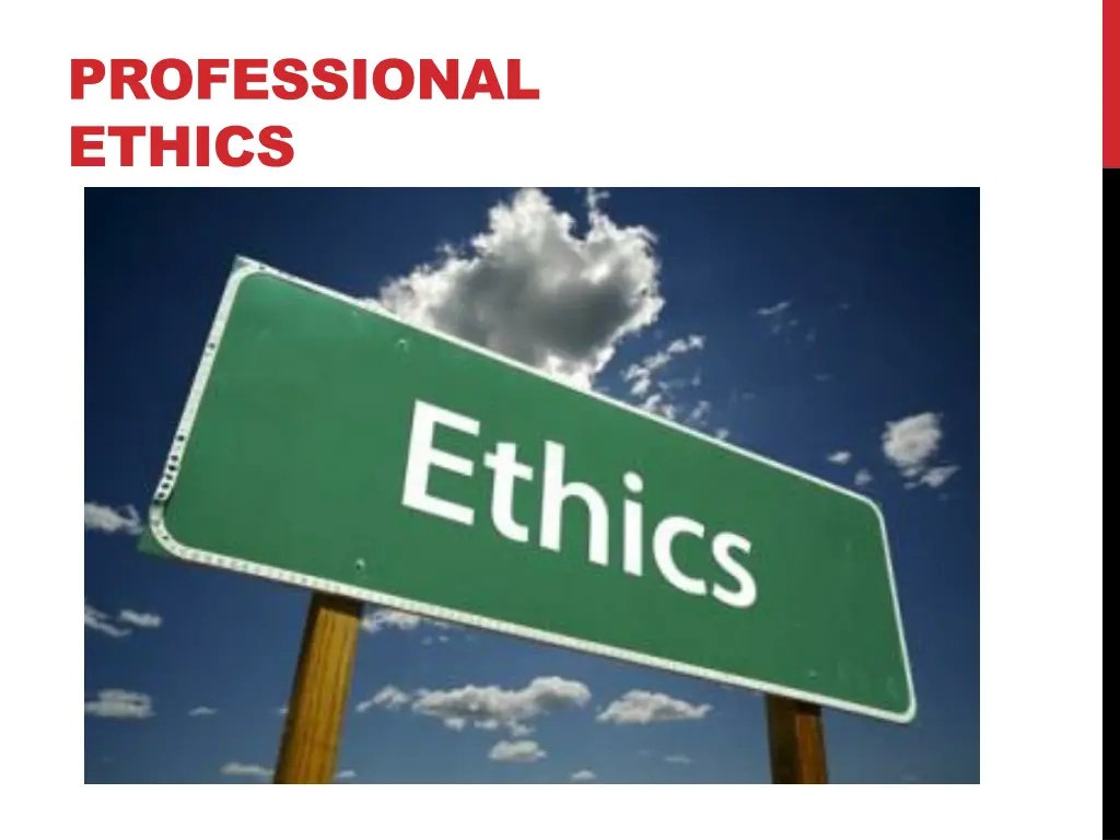 professional ethics