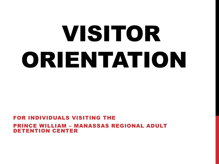 visitor orientation