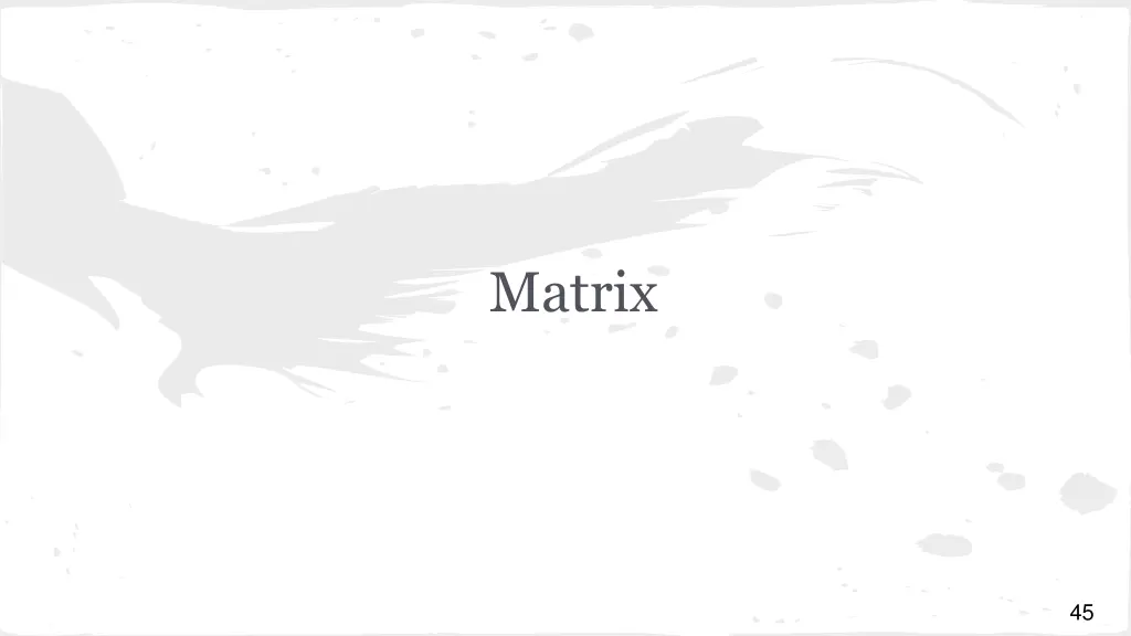 matrix