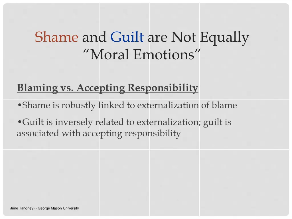 shame and guilt are not equally moral emotions 2