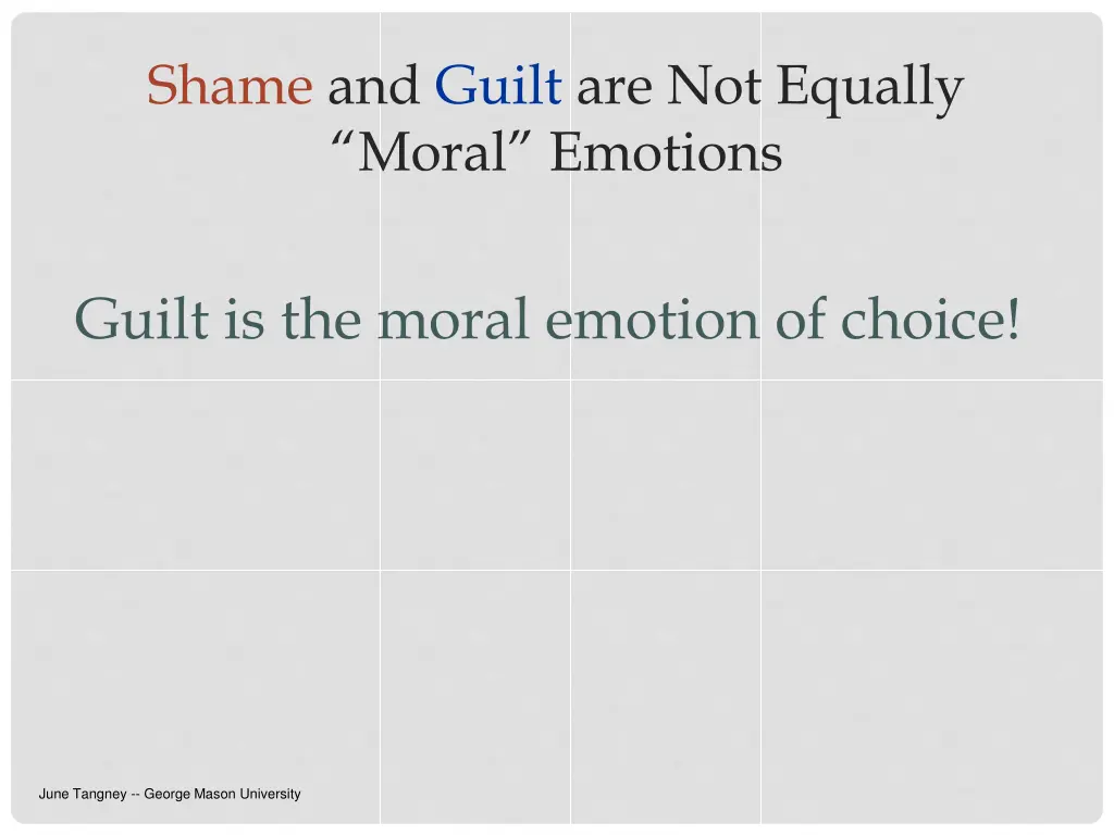 shame and guilt are not equally moral emotions 5