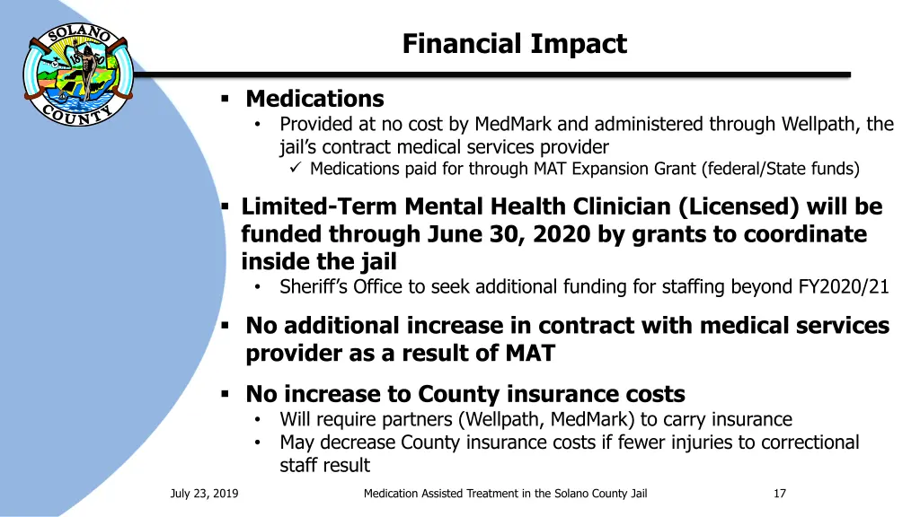 financial impact