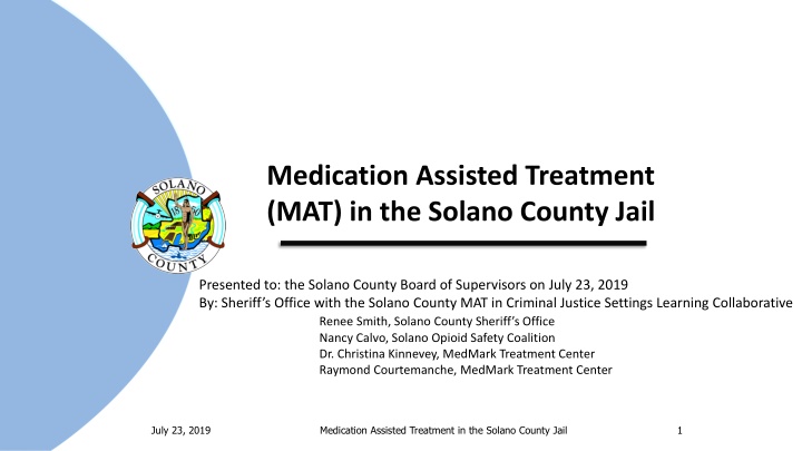 medication assisted treatment mat in the solano