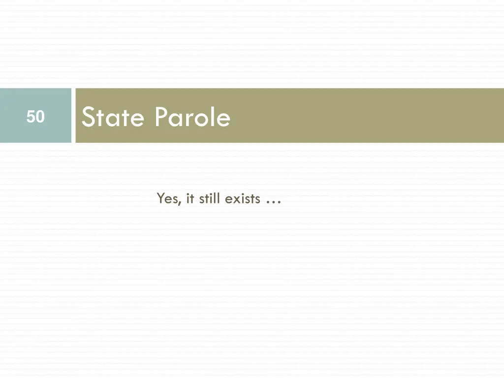 state parole