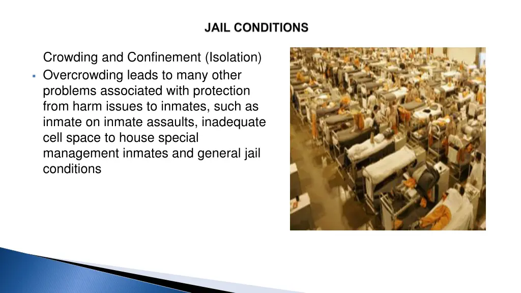 crowding and confinement isolation overcrowding