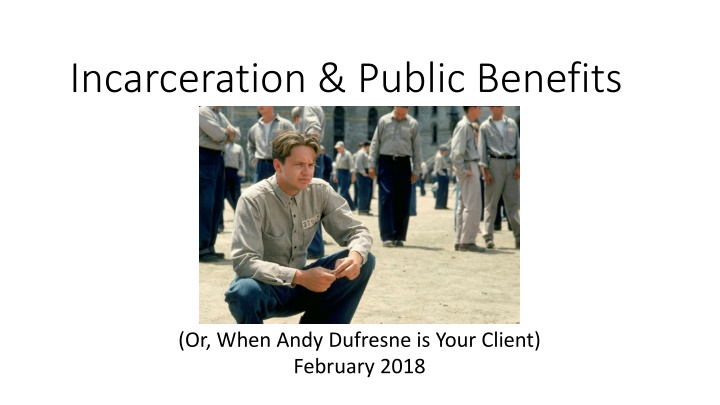 incarceration public benefits