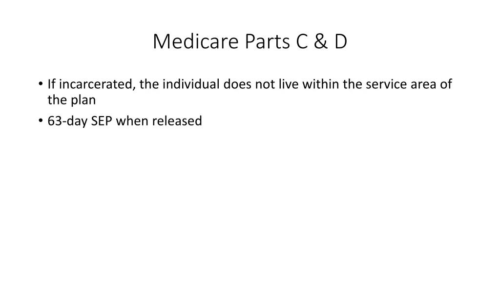 medicare parts c d