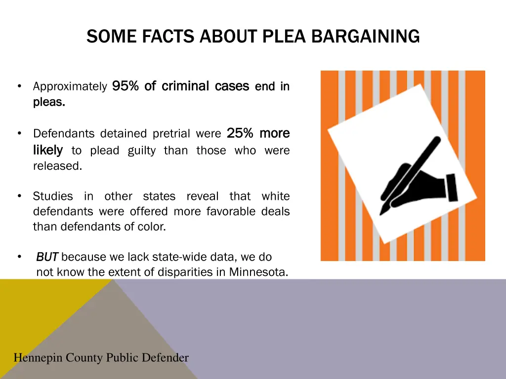 some facts about plea bargaining