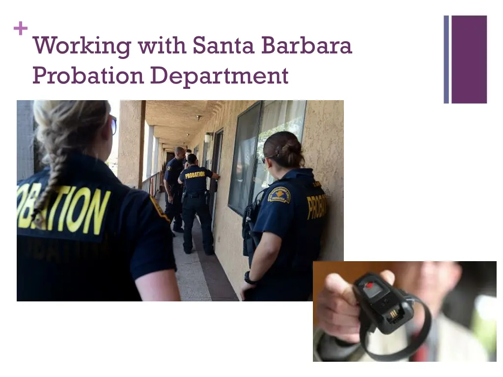 working with santa barbara probation department