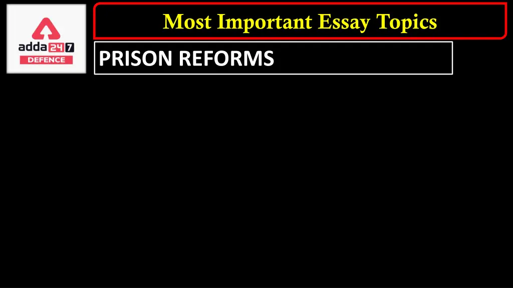 most important essay topics