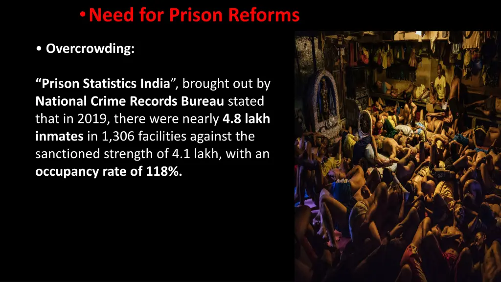 need for prison reforms