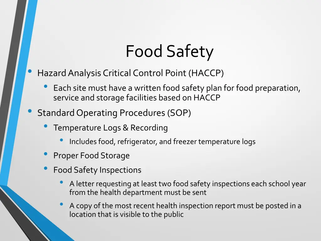 food safety