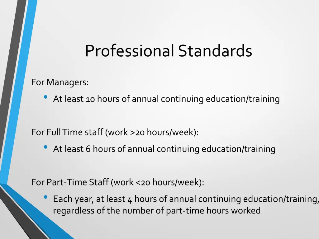 professional standards 1