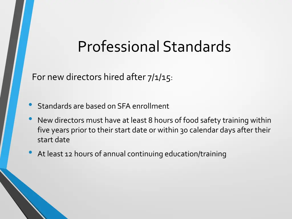 professional standards 2