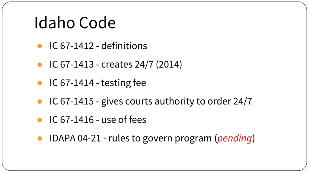 idaho code