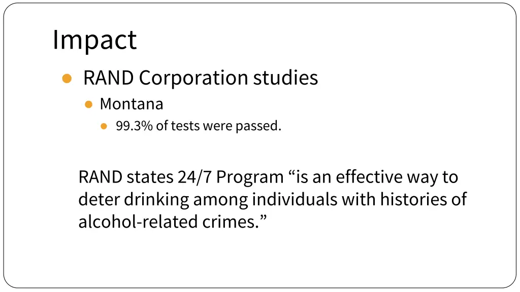 impact rand corporation studies montana