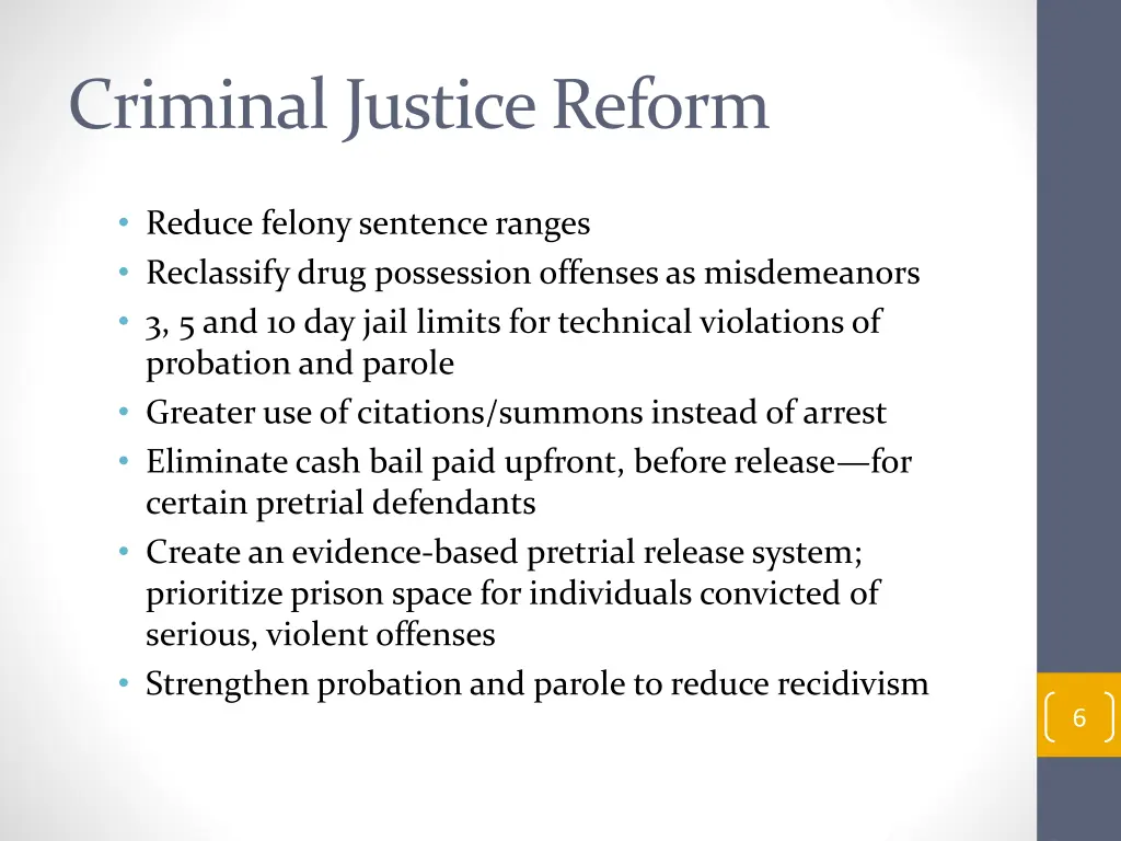 criminal justice reform