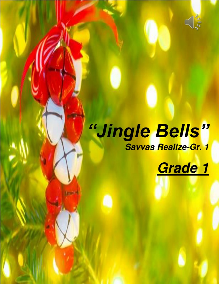 jingle bells savvas realize gr 1