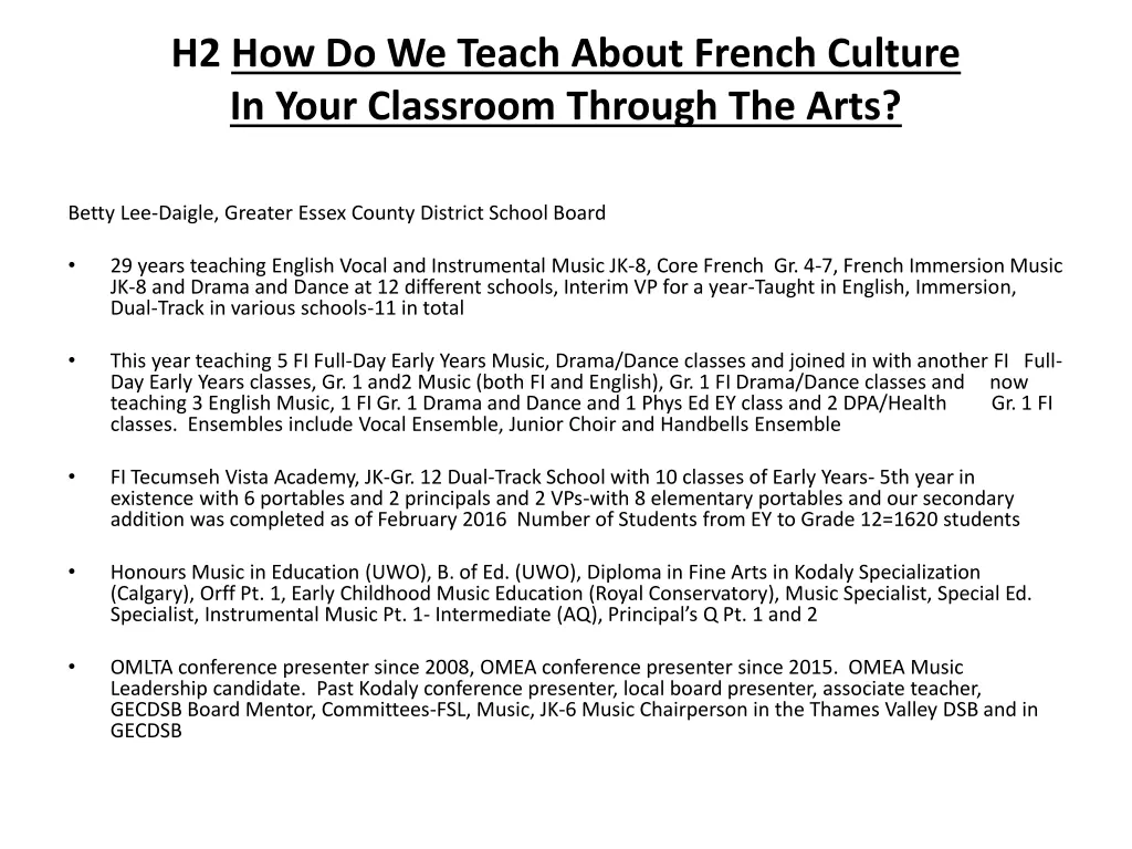 h2 how do we teach about french culture in your 2